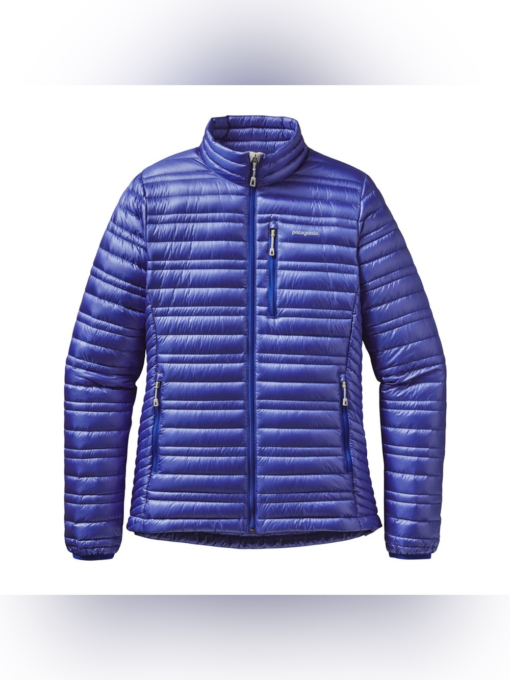 Patagonia Ultralight Down Jacket Women's Sz Medium Blue Gorpcore Hiking Outdoor